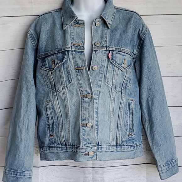 *SOLD*Levi's trucker Jean jacket Size S NWT - Picture 3 of 12